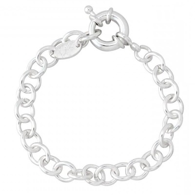 Bracelet argent accroche - charms pour femme - Création Zoé Bijoux