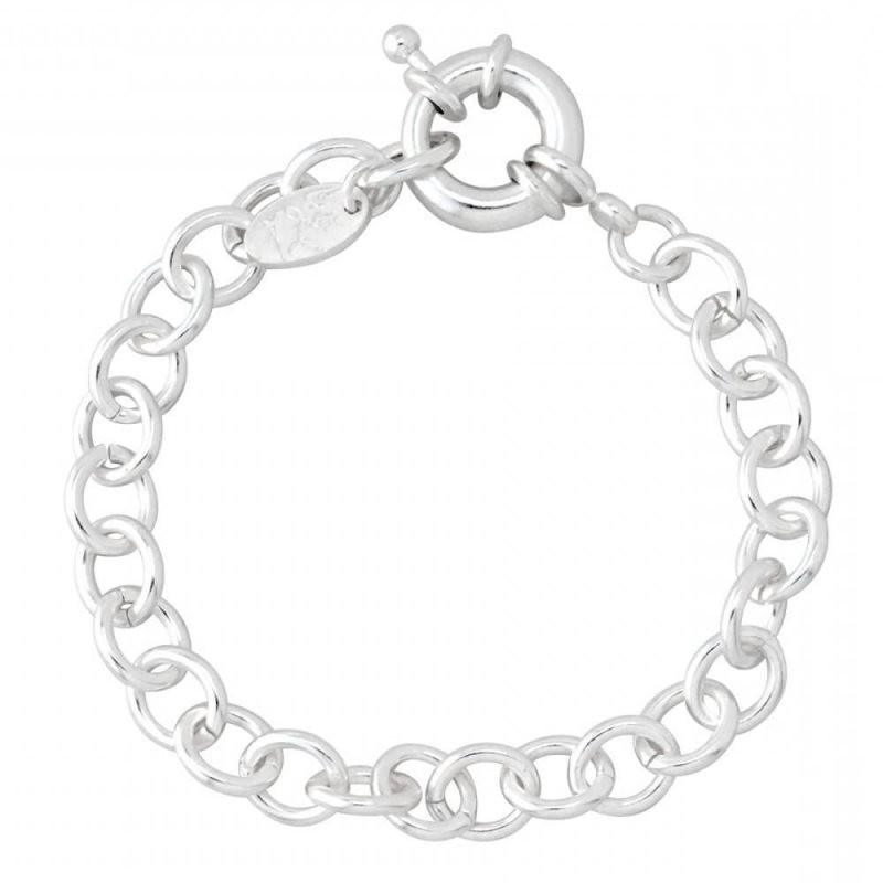 Bracelet argent accroche - charms pour femme - Création Zoé Bijoux