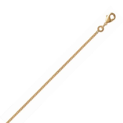 Collier homme en plaqué or, Maille Gourmette, 10 largeurs - Lyn&Or
