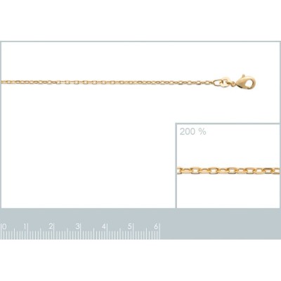 chaine collier plaqué or fine pour femme