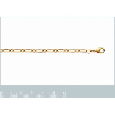 Colliers Figaro pour femme Plaqué or 18k
