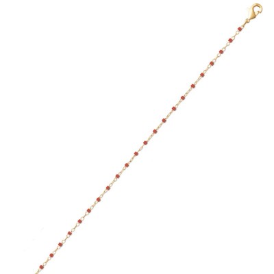gourmette vert / doré pour femme, Perles de Miyuki - Lyn&Or Bijoux