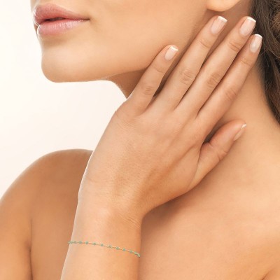 Bracelet perles de miyuki bleues pour femme, bijouterie tendance