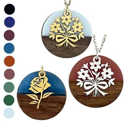 Collier pour femme, cadeau fete des meres - Marque cabaneTchanquée