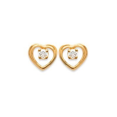 Boucles d'oreilles amour coeur pour femme et enfant