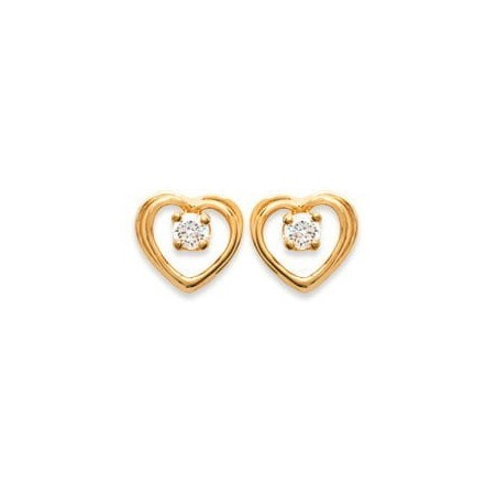 Boucles d'oreilles amour coeur pour femme et enfant