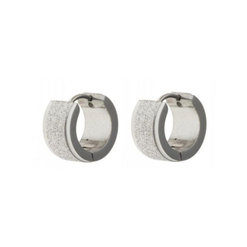 anneaux d'oreilles acier inoxydable fantaisie pour femme, Tiaga anneaux d'oreilles acier inoxydable fantaisie pour femme, Tiaga
