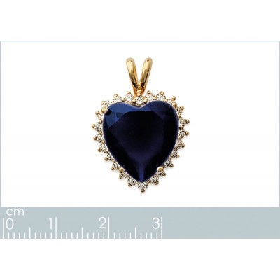 bijou titanic coeur bleu