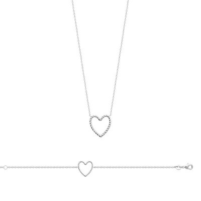 collier avec coeur original