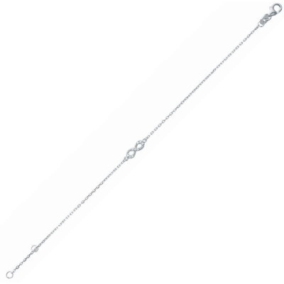 joli bracelet symbole infini en argent