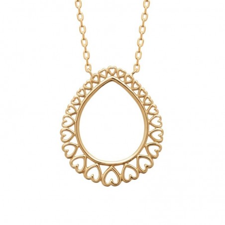 Collier pour femme en plaqué or