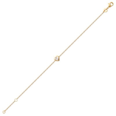  zircon coeur bracelet