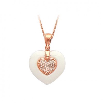Pendentif femme, coeur...