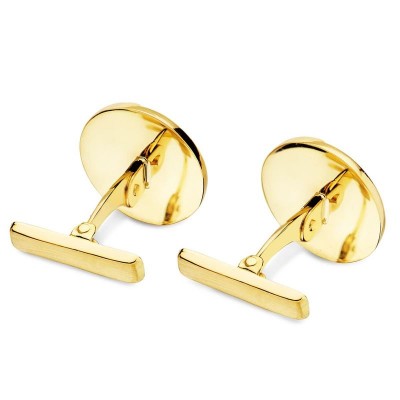 Beaux boutons de manchette en or luxe