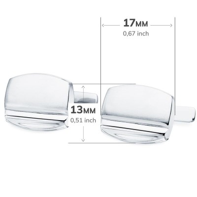 offrir des boutons de manchettes en or blanc