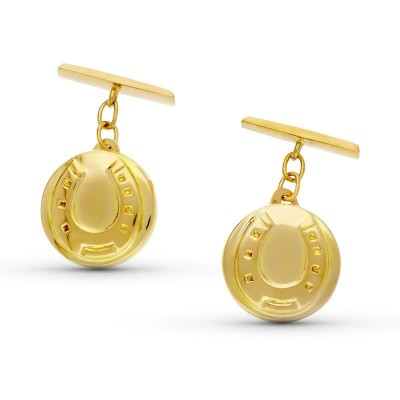 Boutons de manchette Fer à Cheval - Or 18 carats - Etalon