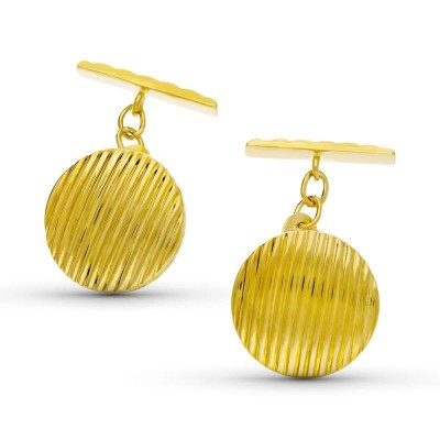 Boutons de manchette ronds...