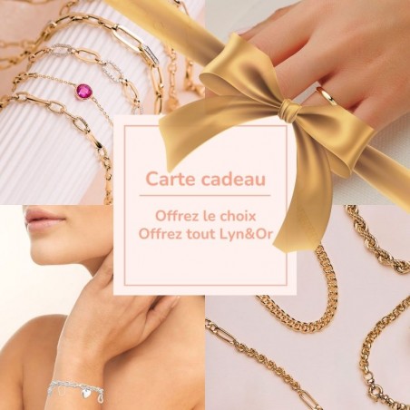 Carte cadeau, Offrir un Bijou Lyn&Or: Offrez tous les bijoux! Carte cadeau, Offrir un Bijou Lyn&Or: Offrez tous les bijoux!