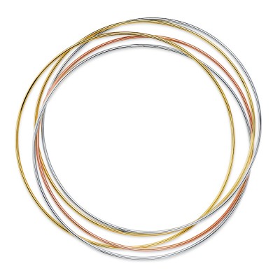 Bracelet semainier en or 18 carats trois tons - Splendeur