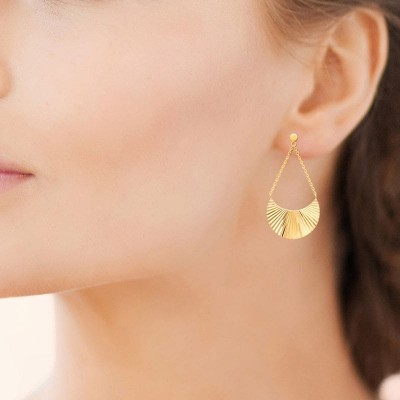 Boucles pendantes berceau pour femme