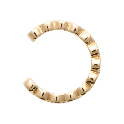 belle bague d'oreille dorée