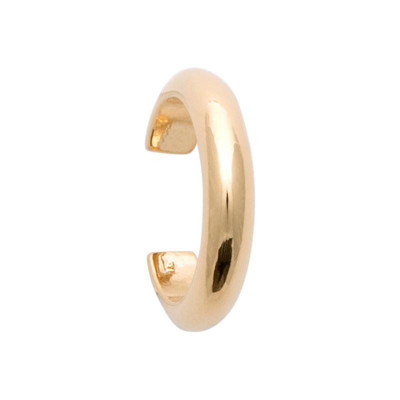 Bague d'oreille à pincer, anneau plaqué or 18 carats - Alexia