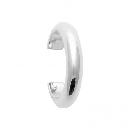 Bague d'oreille à pincer, anneau argent rhodié 925 millièmes - Alexia