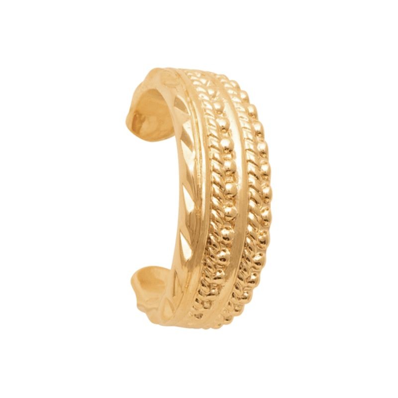 Bague d'oreille plaqué or 18 carats pour femme - Ysalis