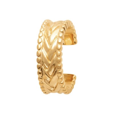 Bague d'oreille pour femme en plaqué or 18 carats - Sylla