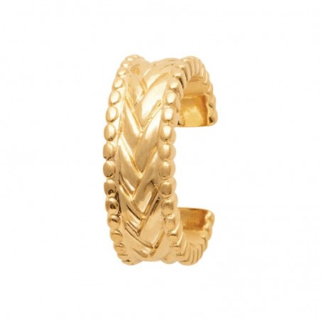 Bague d'oreille pour femme en plaqué or 18 carats - Sylla