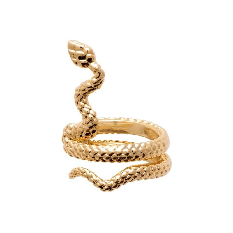 serpent bague d'oreille plaqué or