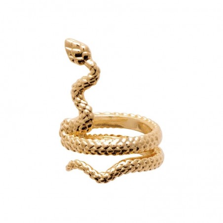 serpent bague d'oreille plaqué or