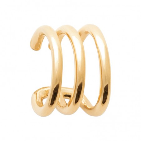 Bague d'oreille 3 anneaux en plaqué or 18 carats - Sillage