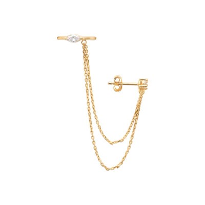 ear ring cuff and chain