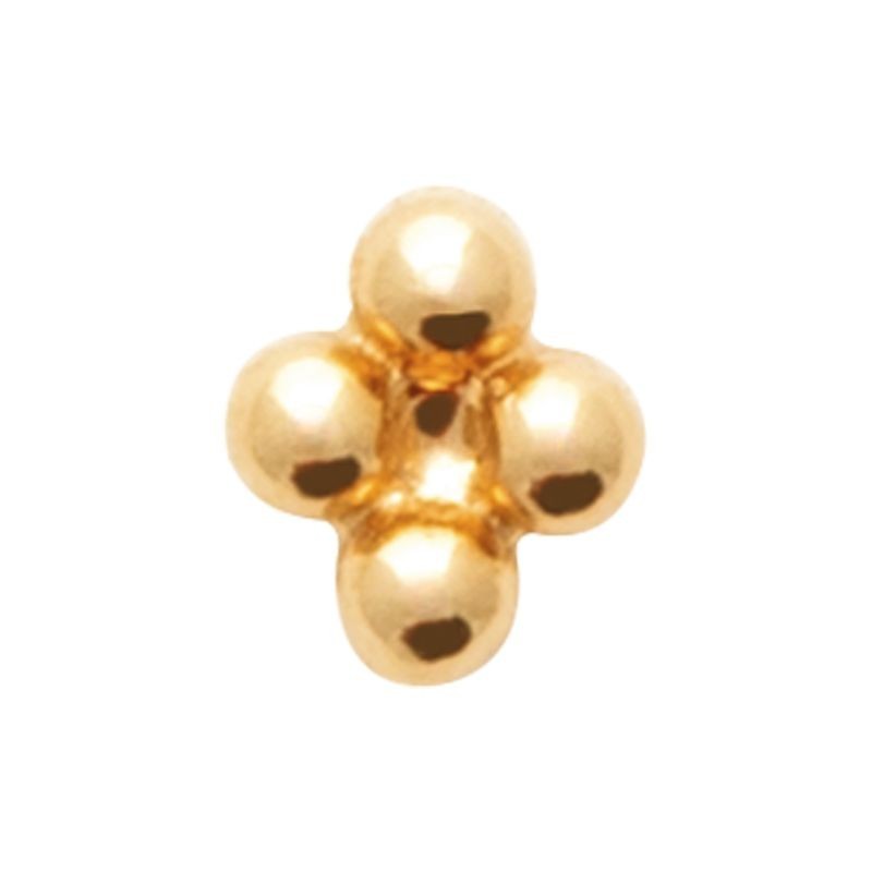 Piercing Alia avec perles dorées