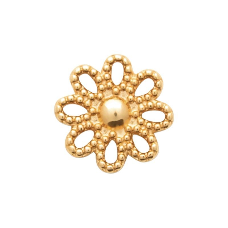 Piercing Mara marguerite dorée