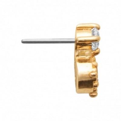  Piercing lumineux porté au lobe