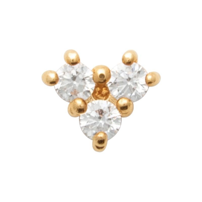 Bijou d'oreille Maïa en plaqué or 18 carats