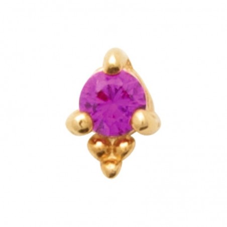 Piercing d'oreille Roxane en plaqué or 18k