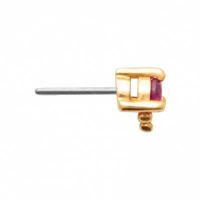 Piercing d'oreille Roxane porté