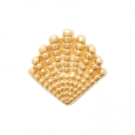 piercing d'oreille plaqué or 18 carats
