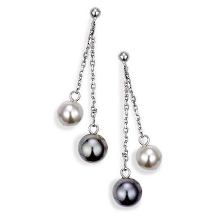 Boucles d’oreilles Femina – Élégance perlée en plaqué or
