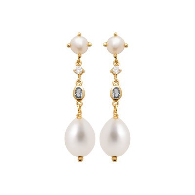 Boucles d’oreilles perles de culture - Nyna | Capsule Fête des Mères