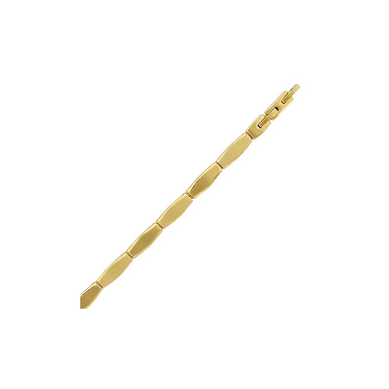 Bracelet Équilibre – Gourmette en acier doré hypoallergenique pour femme