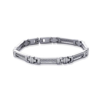 Gourmette acier pour homme