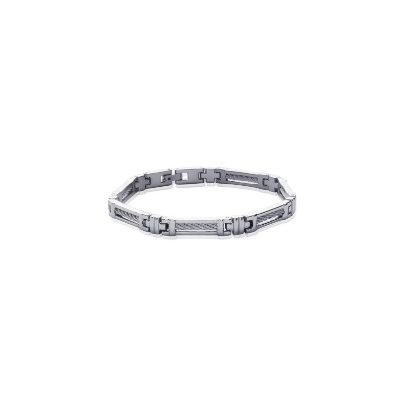 Gourmette acier pour homme