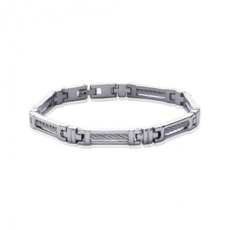 Gourmette acier pour homme