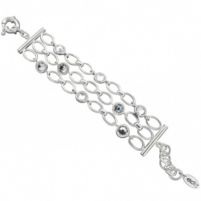 Bracelet en argent, Swarovski pour femme - Princesse - Lyn&Or Bijoux