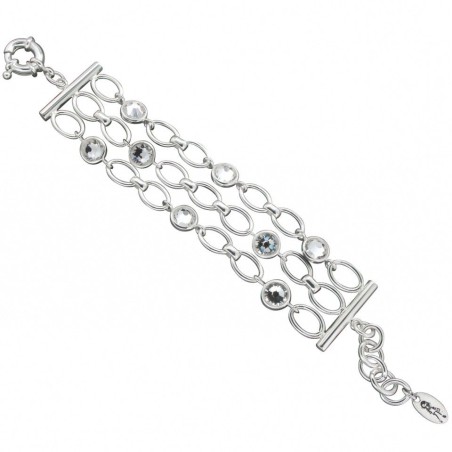 Bracelet en argent, Swarovski pour femme - Princesse - Lyn&Or Bijoux