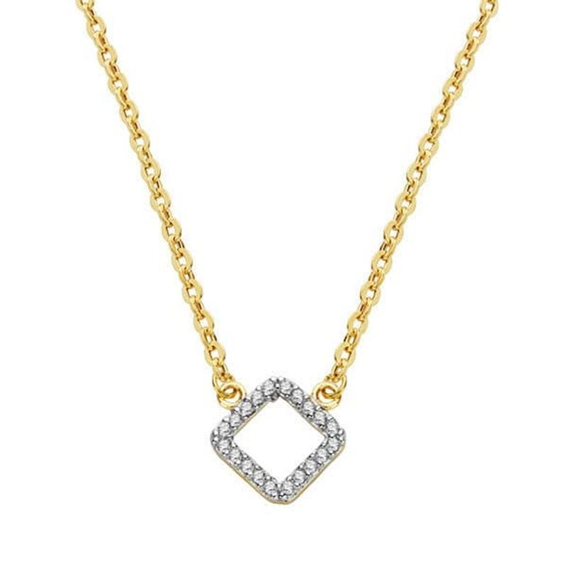 collier or bicolore blanc et jaune 18 carats